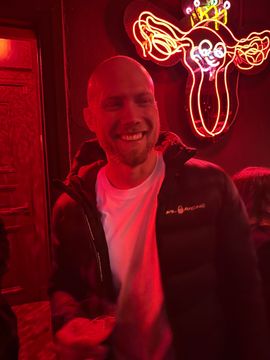 Jim at the bar